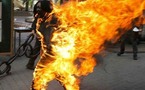 Un ex-militaire tente de s'immoler par le feu