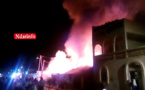 Saint-Louis : Violent incendie au quartier Sud (vidéo)