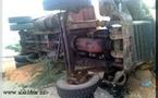 Terrible accident à l’entrée de Rosso Mauritanie: le chauffeur a rendu l'ame sur le coup
