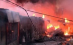 Dernière minute : Incendie grave au marché central de Tambacounda