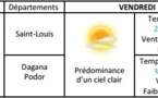 Météo Ndar : Ciel dégagé, température entre 24 à 41 degré, risque de soulèvements de poussières.