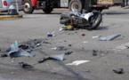 Guet Ndar : Un car tamponne un scooter.