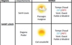 Météo Saint-Louis : Vent modéré et passage nuageux, du 17 au 18 juin.