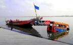 Saint-Louis - Le car dans le fleuve est l'oeuvre de pêcheurs en colère.