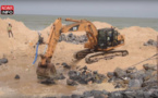 Saint-Louis : La digue de protection côtière réalisée à 53% – vidéo Saint-Louis : La digue de protection côtière réalisée à 53% – vidéo