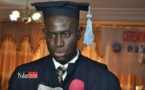 Abdoulaye Dièye, major de la promotion du Master II DRC: "l’Université sénégalaise est entrain de s’enliser dans un malaise profond"
