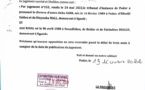 Extrait de jugement de Divorce entre Aicha SARR e Aziz RIDAL