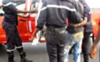 SAINT-LOUIS - Accident au virage de la CIté Vauvert: jeune homme a perdu le contrôle de son scooter.  