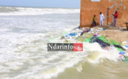 ALERTE ROUGE : la mer menace d’ouvrir une nouvelle brèche à GOXU MBACC.