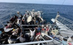 Migration irrégulière : 26 pirogues interceptées et 4471 migrants débarqués par la marine en octobre