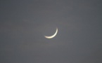 Saint-Louis : le croissant lunaire très visible (images)
