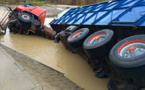 ROUTE DE KHOR: un camion plonge dans le fleuve (photos)