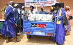 PLATEFORME D'INNOVATION LAIT DE DAGANA: des tricycles et motos, remis aux collecteurs de lait.