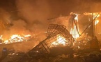 Marché de Ourossogui : Une trentaine de boutiques ravagées par un incendie