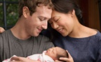 Le fondateur de Facebook devient papa et fait don de sa fortune