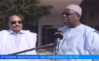 Regardez ces images fortes d'émotions de la présentation de condoléances de Macky au président Mauritanien