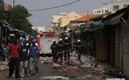 Dakar | Un violent incendie déclaré au marché Sandaga, hier soir