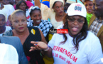 (Photos) Marième Faye SALL en guest star au meeting de Macky SALL sur la Place Faidherbe.