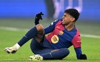 FC Barcelone : Lamine Yamal se blesse en célébrant son but sur penalty