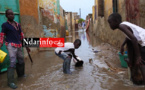 INONDATIONS : Ça patauge, déjà, à Saint-Louis. Regardez !