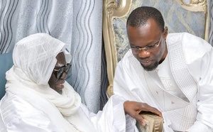 Ousmane Sonko rend une visite privée au khalife général des Mourides à Touba