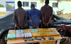 Aéré Lao : Trois individus interpellés avec 14 kg de chanvre indien