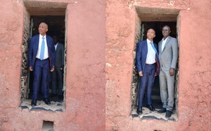 Patrice Motsepe se recueille à la Maison des Esclaves de Gorée