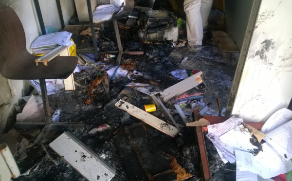 GUET-NDAR: Comment le poste de gendarmerie a été incendié. Regardez !