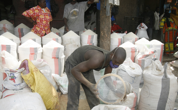 126 sacs de "riz plastique" saisis par la gendarmerie à Sédhiou