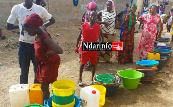 Pénurie d’eau à PIKINE : une conduite s’est cassée à Tableau WALO (SDE)