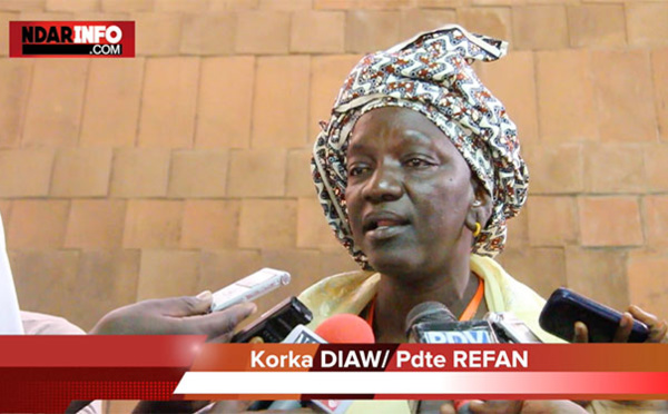 Korka DIAW reçoit le trophée «  Woman of Courage Award » de Believe in Africa