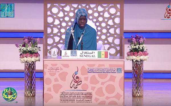 (Vidéo)- La Saint-Louisienne Aïcha FALL, représente le Sénégal au concours International de récital de Coran à Dubaï