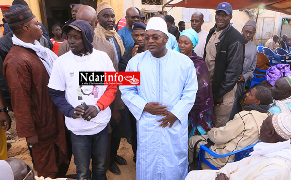 Saint-Louis : Oumar GUEYE présente les condoléances de la Nation à la famille de Serigne Fallou SALL (vidéo)