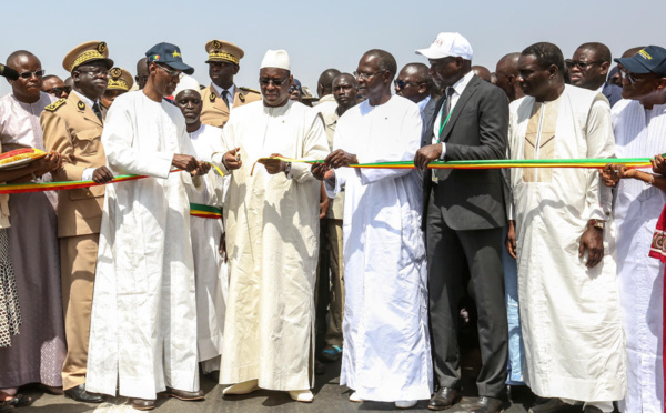 PHOTOS - Inauguration du tronçon Fatick-Kaolack, d’un coût global de 16 milliards 400 millions FCFA