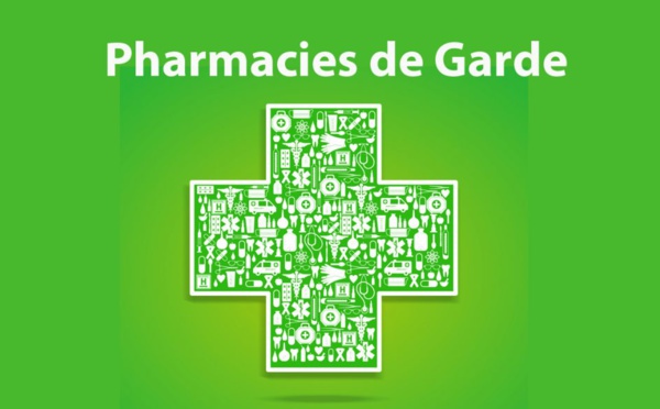 Le calendrier des Pharmacies de Garde de Saint-Louis ( du 12 mai au 09 juin 2018)