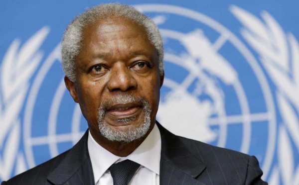 Mort de Kofi Annan, ancien secrétaire général de l’ONU et prix Nobel de la paix