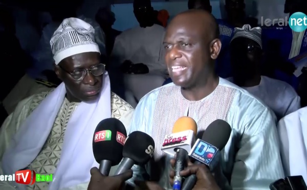 Mansour Faye lance le programme d'assainissement des eaux usées à Touba