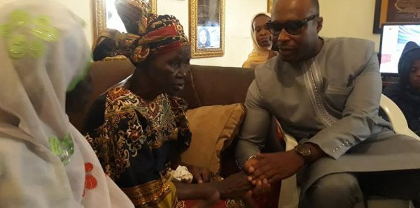 Barthélémy Dias en visite chez la mère de Khalifa Sall