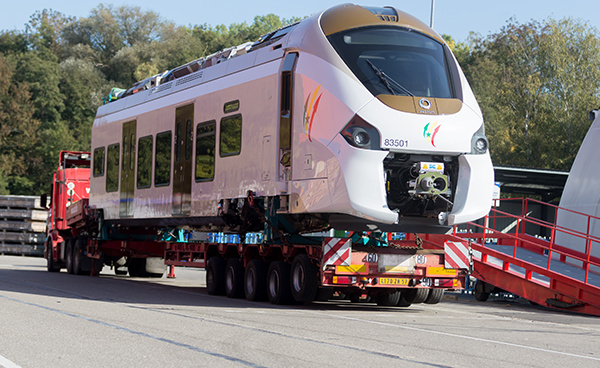TER : Alstom a commencé à expédier les 15 trains