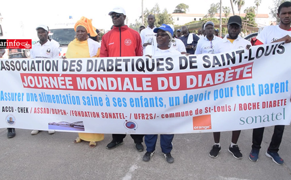 Journée mondiale du diabète : une rando-fitness donne le coup d’envoi à Saint-Louis (vidéo)