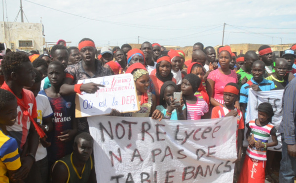 RONKH : Les populations ont marché pour manifester leur colère envers les autorités gouvernementales