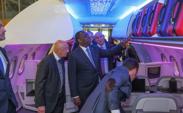 Aibd : Macky Sall réceptionne l’Airbus A330