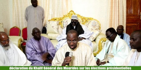 Présidentielle 2019 : La déclaration du khalife des mourides (vidéo)
