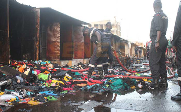 Incendies dans les marchés : l’État dégaine 300 millions FCFA