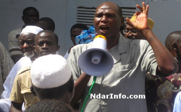 Saint-Louis :  [ PHOTOS-VIDEO ]  Le M23 réclame la libération de Malick Noël Seck et dénonce la candidature de Wade