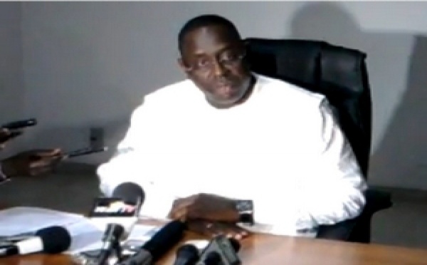 Déclaration de Macky Sall: "Parler d'une victoire au Premier tour est inadmissible''(vidéo) 