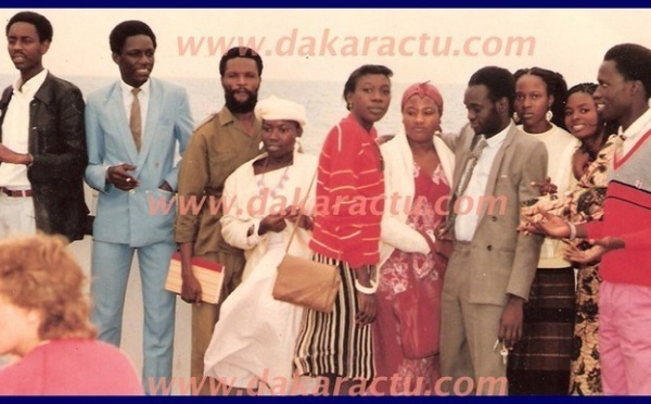 Voici Lamine Ba, Elhadji Diouf et Macky Sall en 1985 à l'université de Dakar