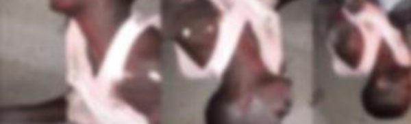 Kaolack : Un jeune manifestant violemment percuté par le véhicule de police (Vidéo)