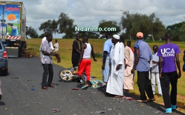 [VIDÉO] Saint-Louis : Une moto Jakarta mortellement percutée par un camion à Mbilor