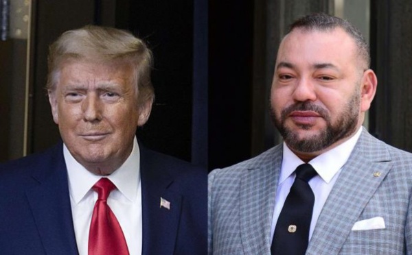 Donald Trump décerne la Légion du Mérite au roi Mohammed VI du Maroc